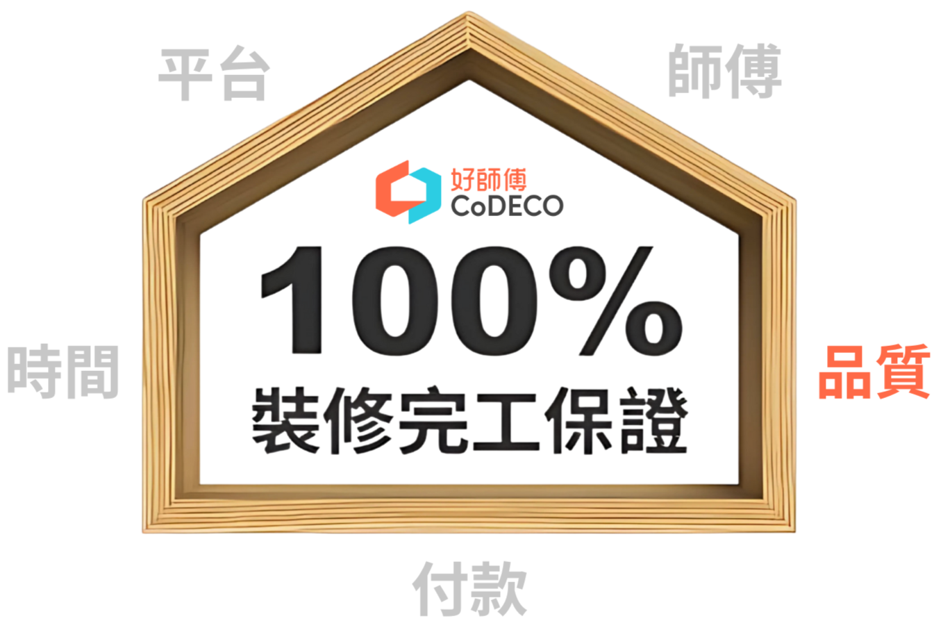 好師傅 100% 裝修完工保證 (品質)